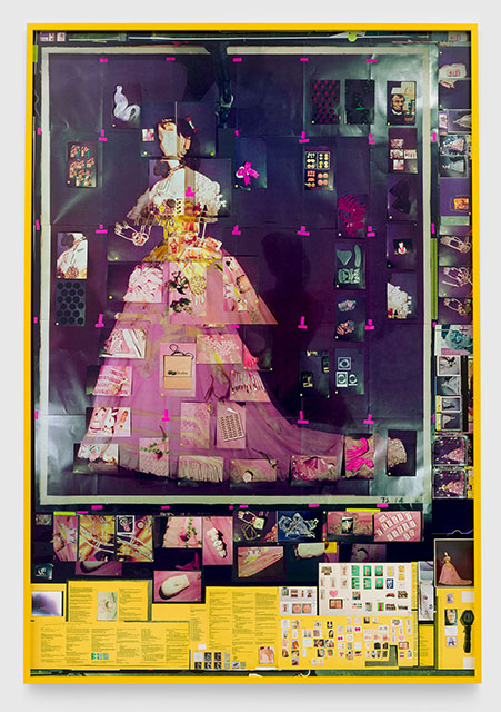 Sara Cwynar, Doll Index 1, 1779-1950, collage, 2022